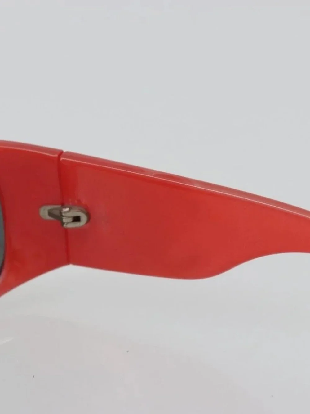 CHANEL Sunglasses plastic Red CC Auth ka3894A